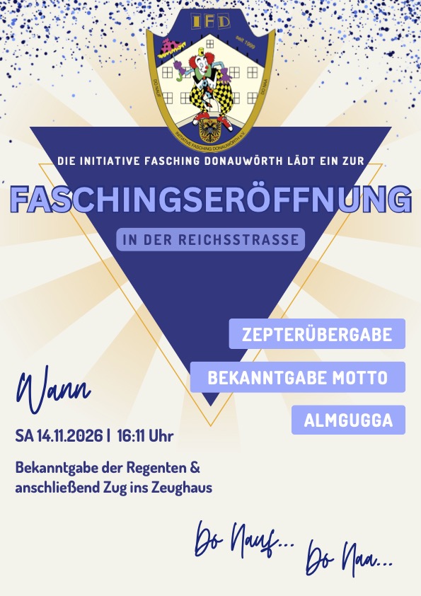 Faschingseröffnung 2026/27